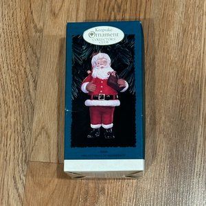 Hallmark Keepsake Ornament Collector's Club Santa 1996 Keepsake Of Membership